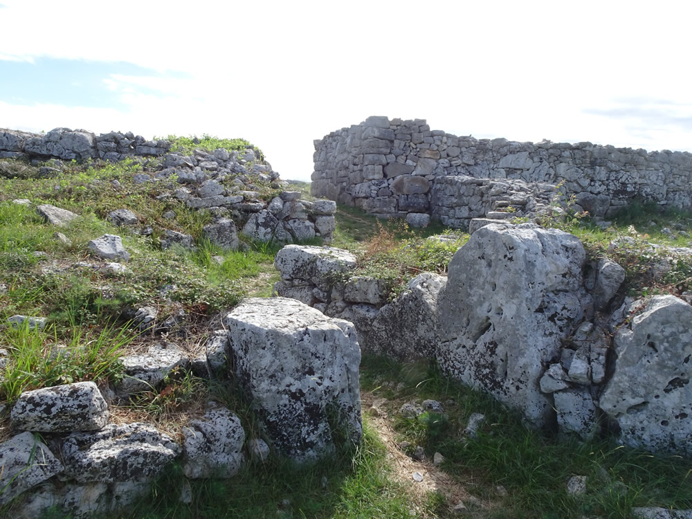North gate and winding path