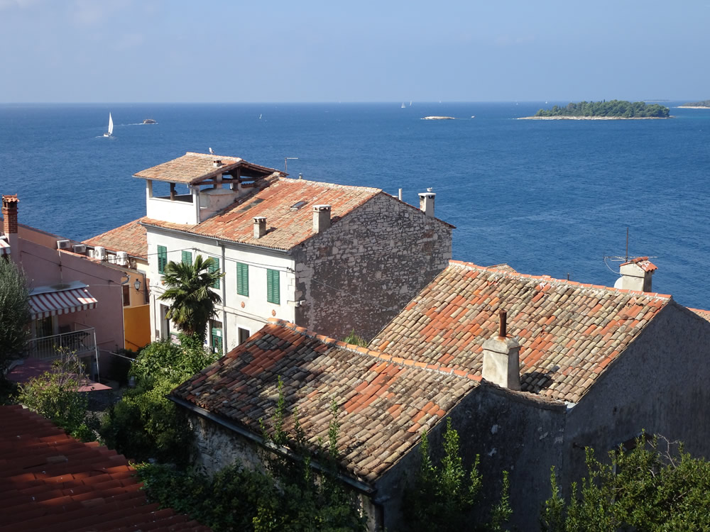 Old Rovinj roofs