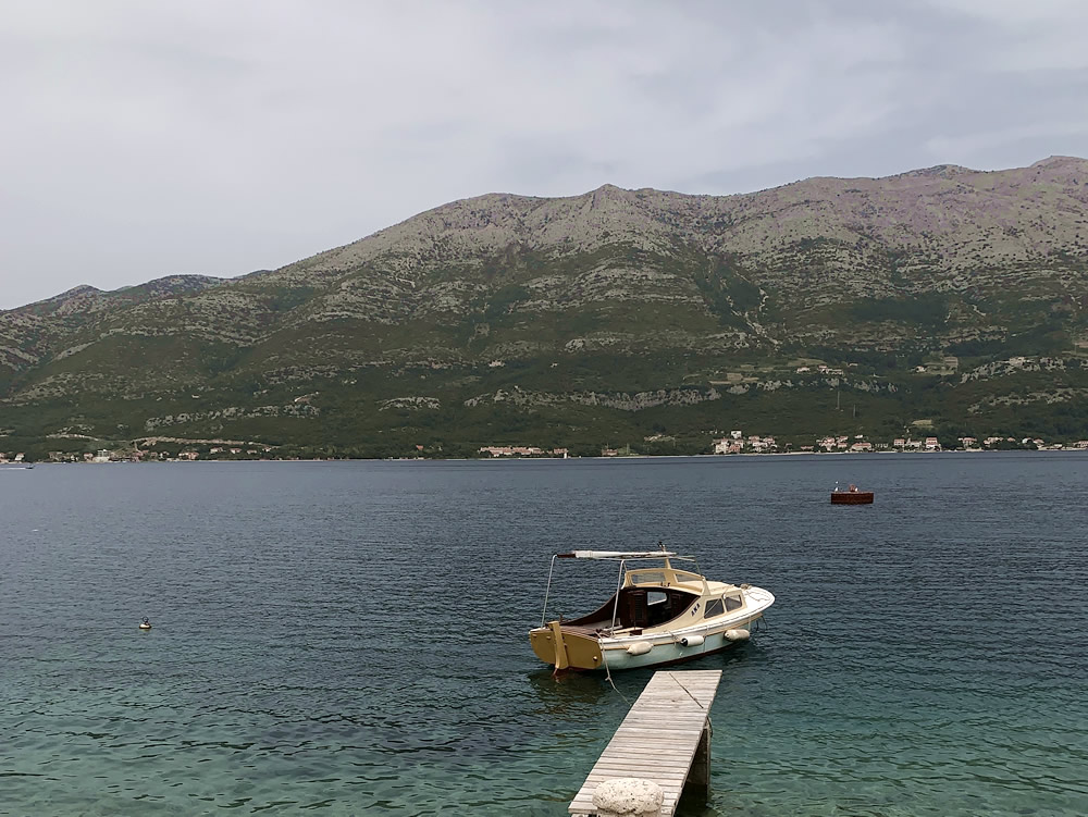Looking towards Pelješac
