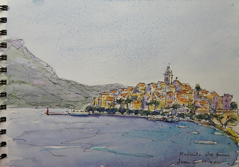 Korčula from the west